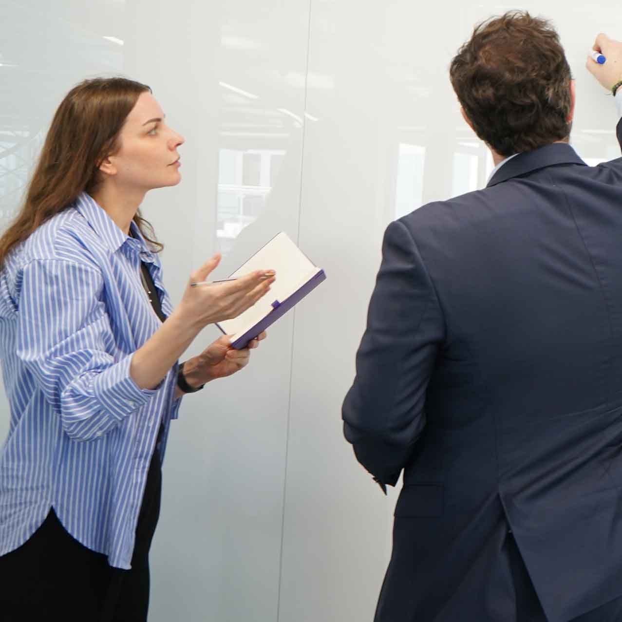 Decorative photo of Methods employees in Methods office. 