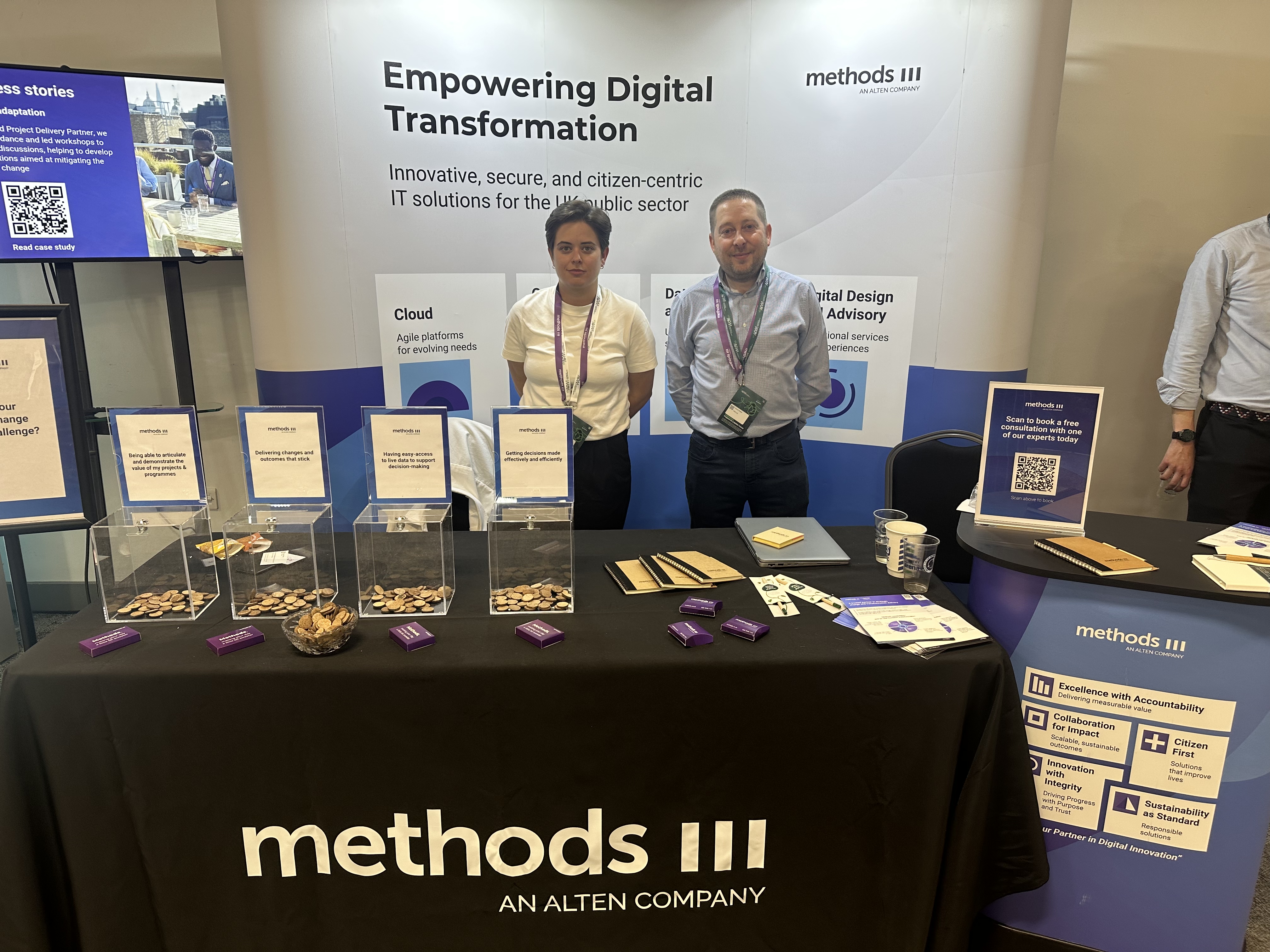 Methods stand at APM conference