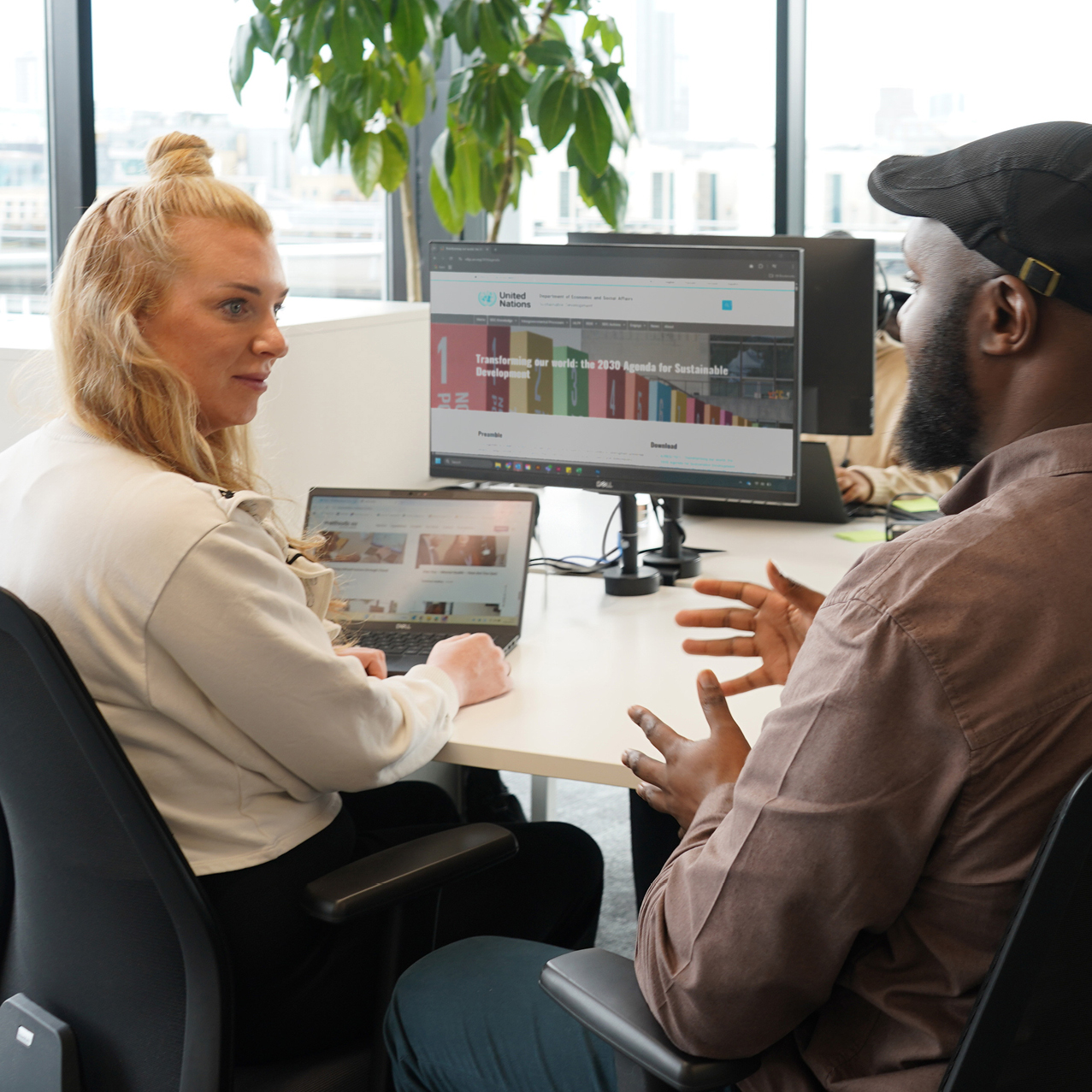 Decorative photo of Methods employees in the Methods office